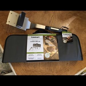 New 10piece grill tool set and gourmet grill brush